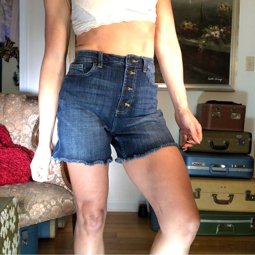 Lee cut off jean shorts denim
